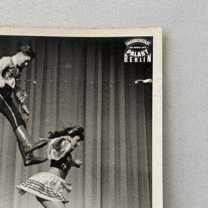 Vintage Circus Acrobat Tumbling Performer Act Photo Photograph Berlin 1953