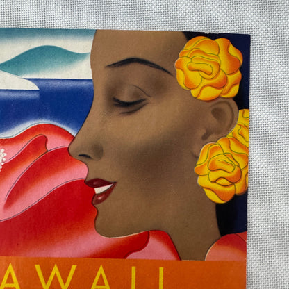 Matson Steamship Ocean Liner Ship Luggage Label Hawaii New Zealand Australia