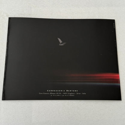 Bertone Concept Car Zero Emission Record Land Speed Car Sales Brochure Catalog