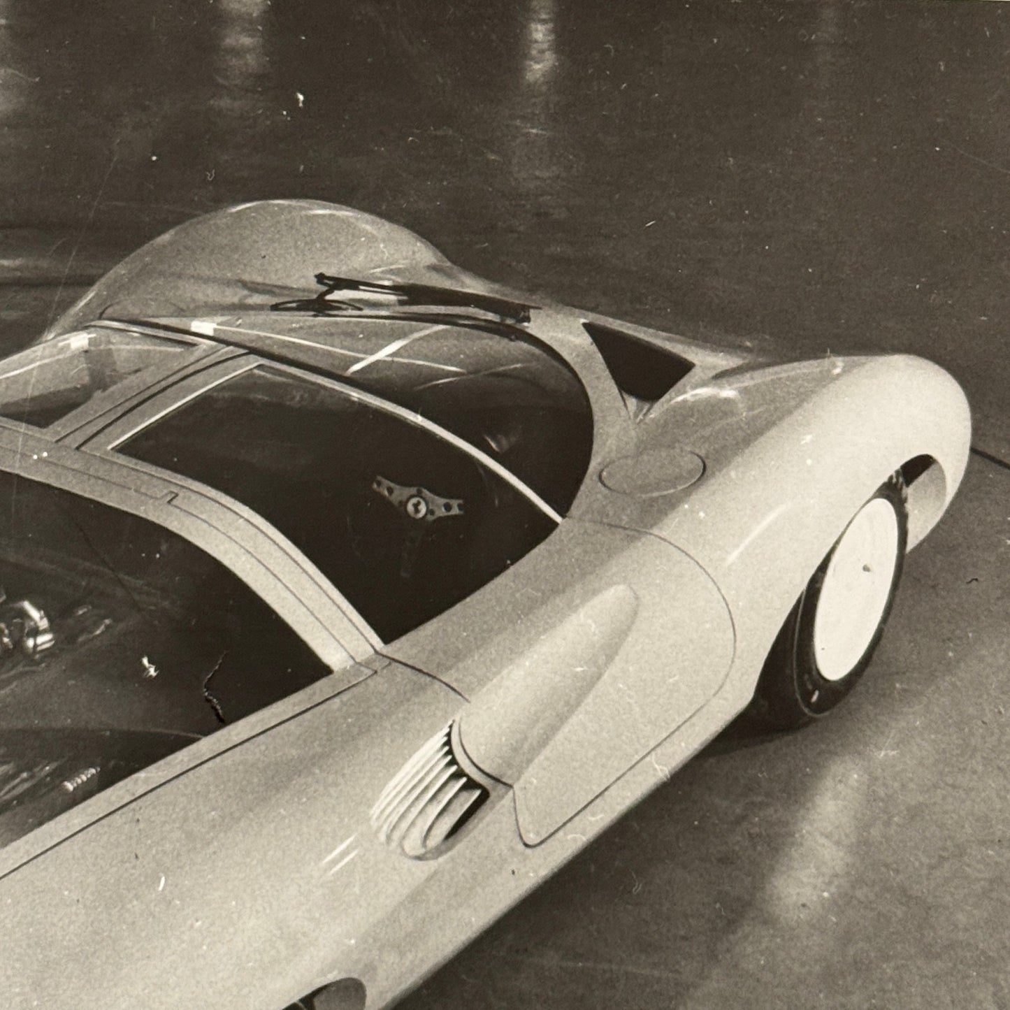 Vintage Concept Car Photo Photograph Print Unidentified Fiat Alfa Romeo