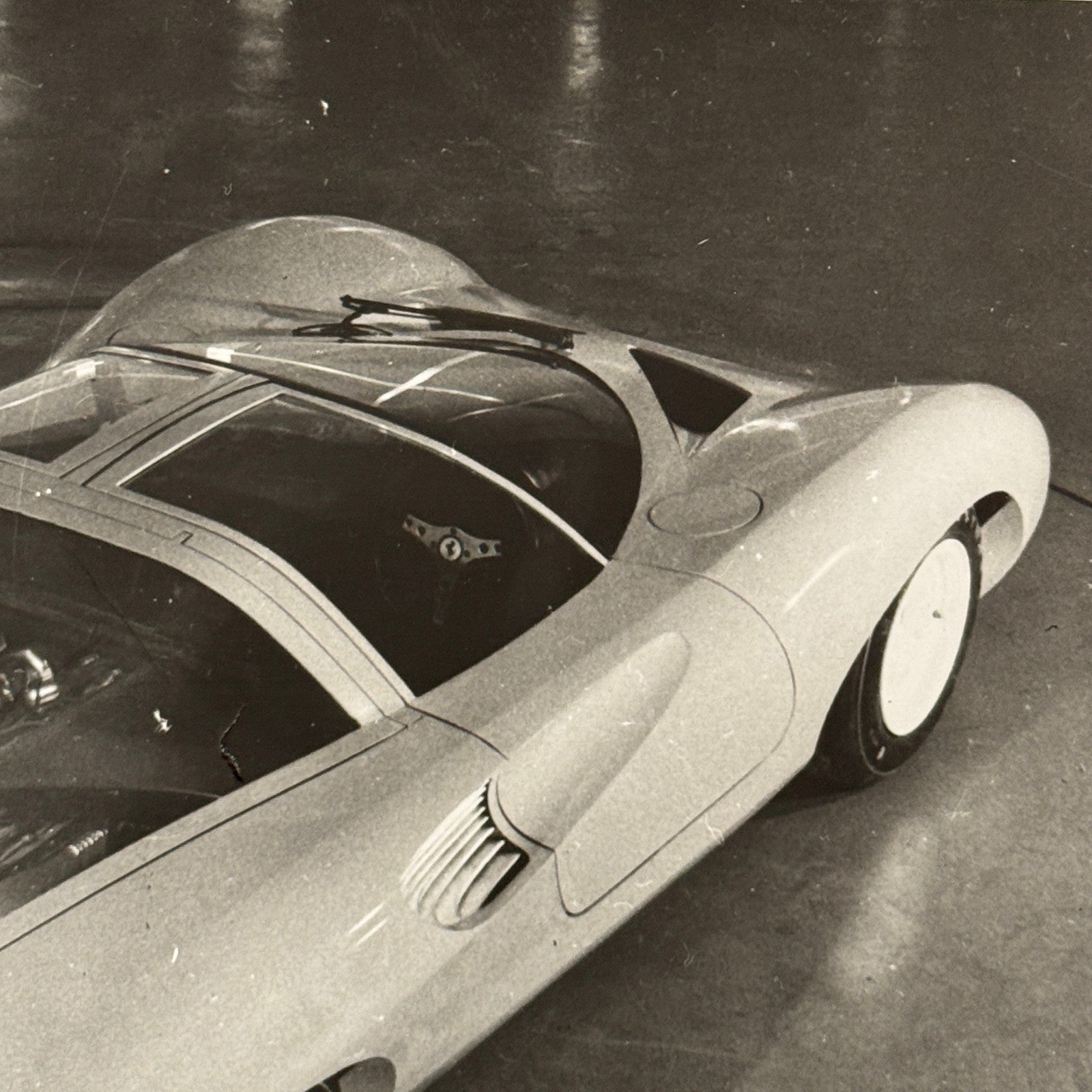 Vintage Concept Car Photo Photograph Print Unidentified Fiat Alfa Romeo
