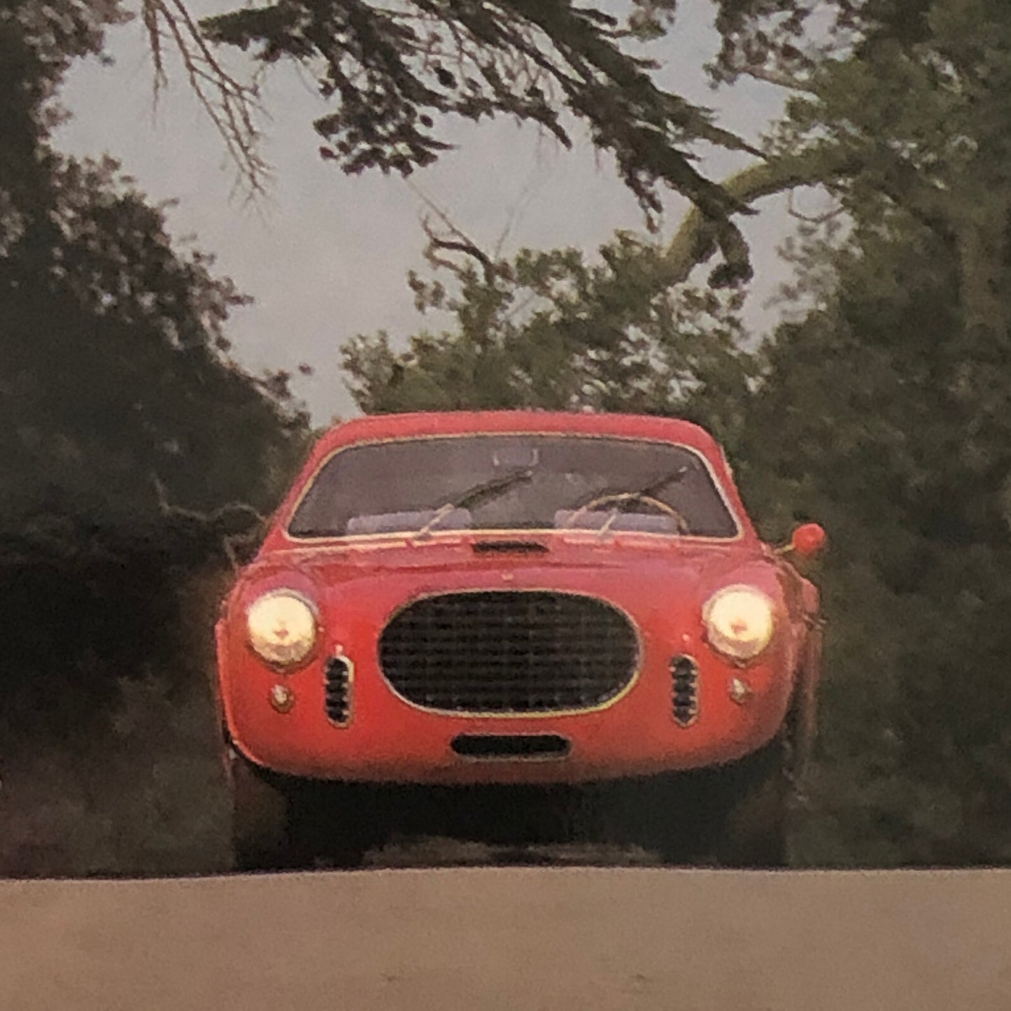 Vintage Ferrari Car Automobile Postcard Post Card