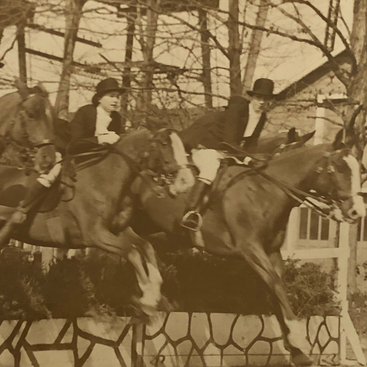 Press Photo Photograph Show Horse Jumping Fort Myer 1932