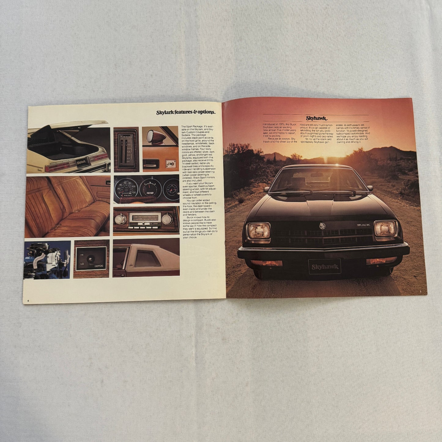 1979 Buick Car Sales Brochure Catalog Skyhawk Skylark