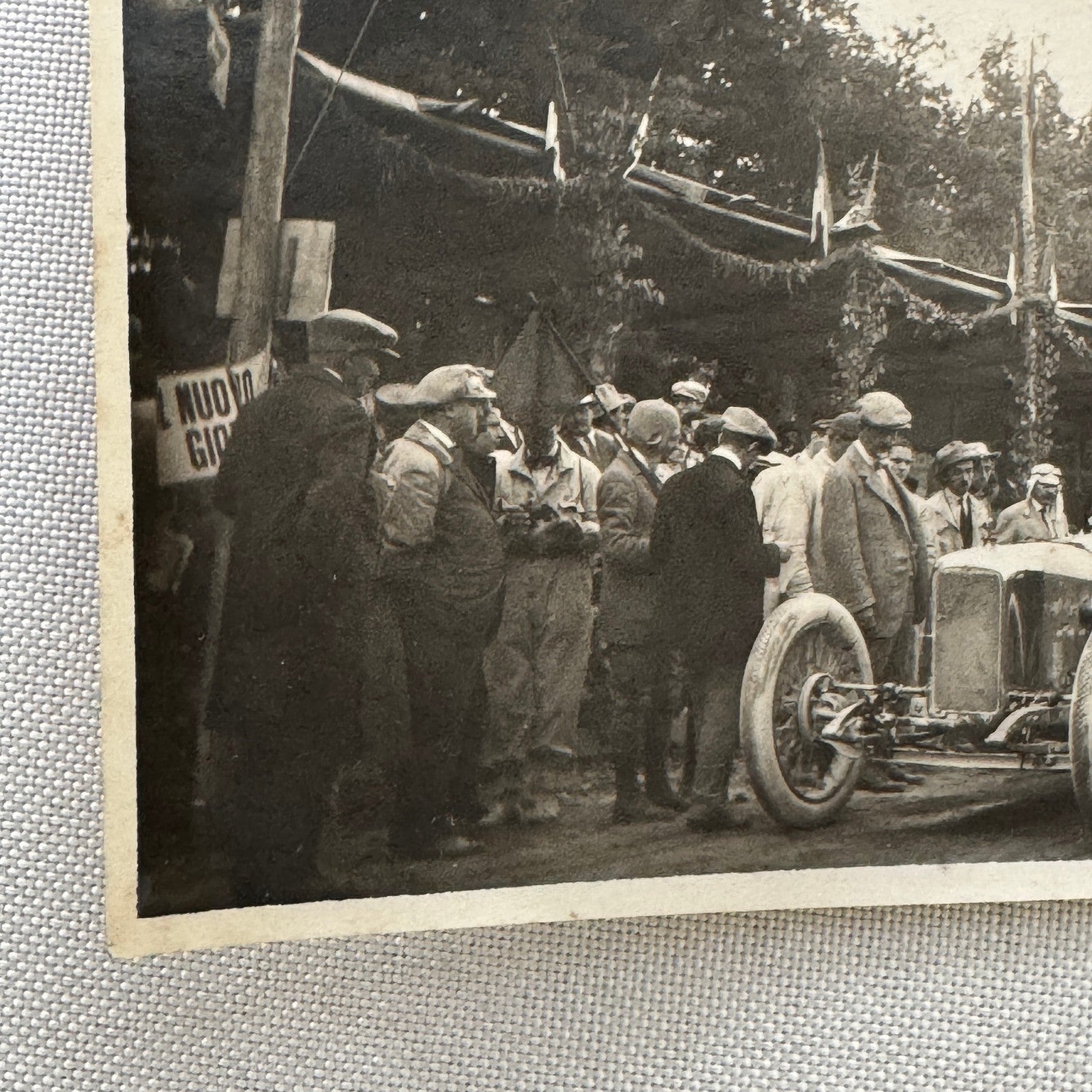 Vintage Car Automobile Racing Race Photo Photograph Print