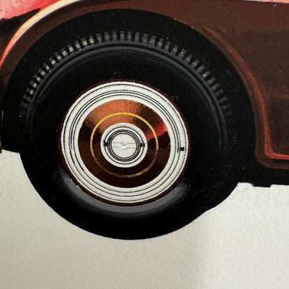 Vintage Bentley Car Automobile Illustration Art Drawing Hand Drawn Robert Preis