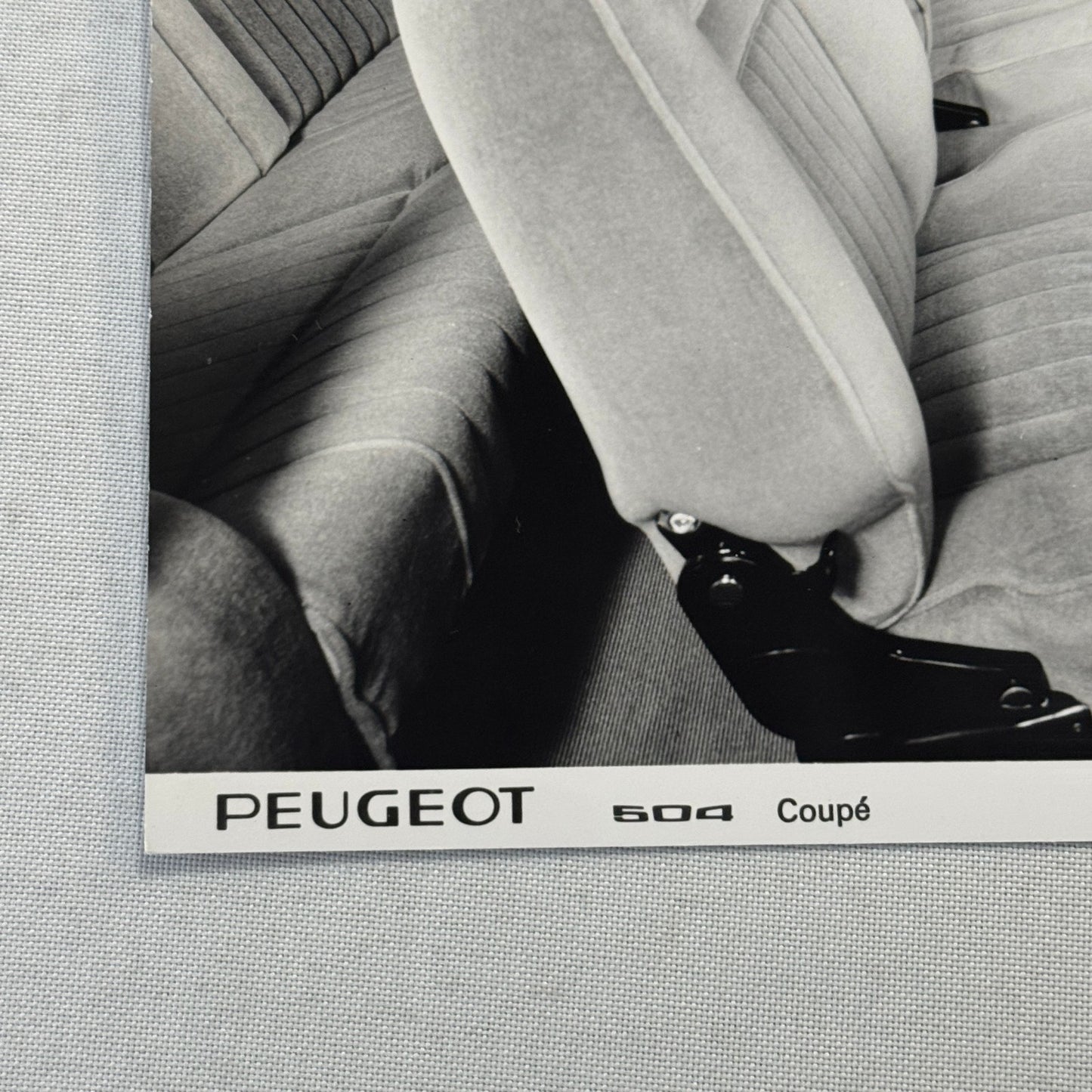 1971 Peugeot 504 Coupe Factory Press Photo Photograph Vintage