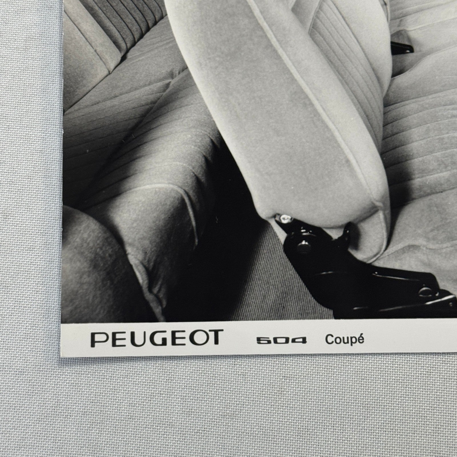 1971 Peugeot 504 Coupe Factory Press Photo Photograph Vintage