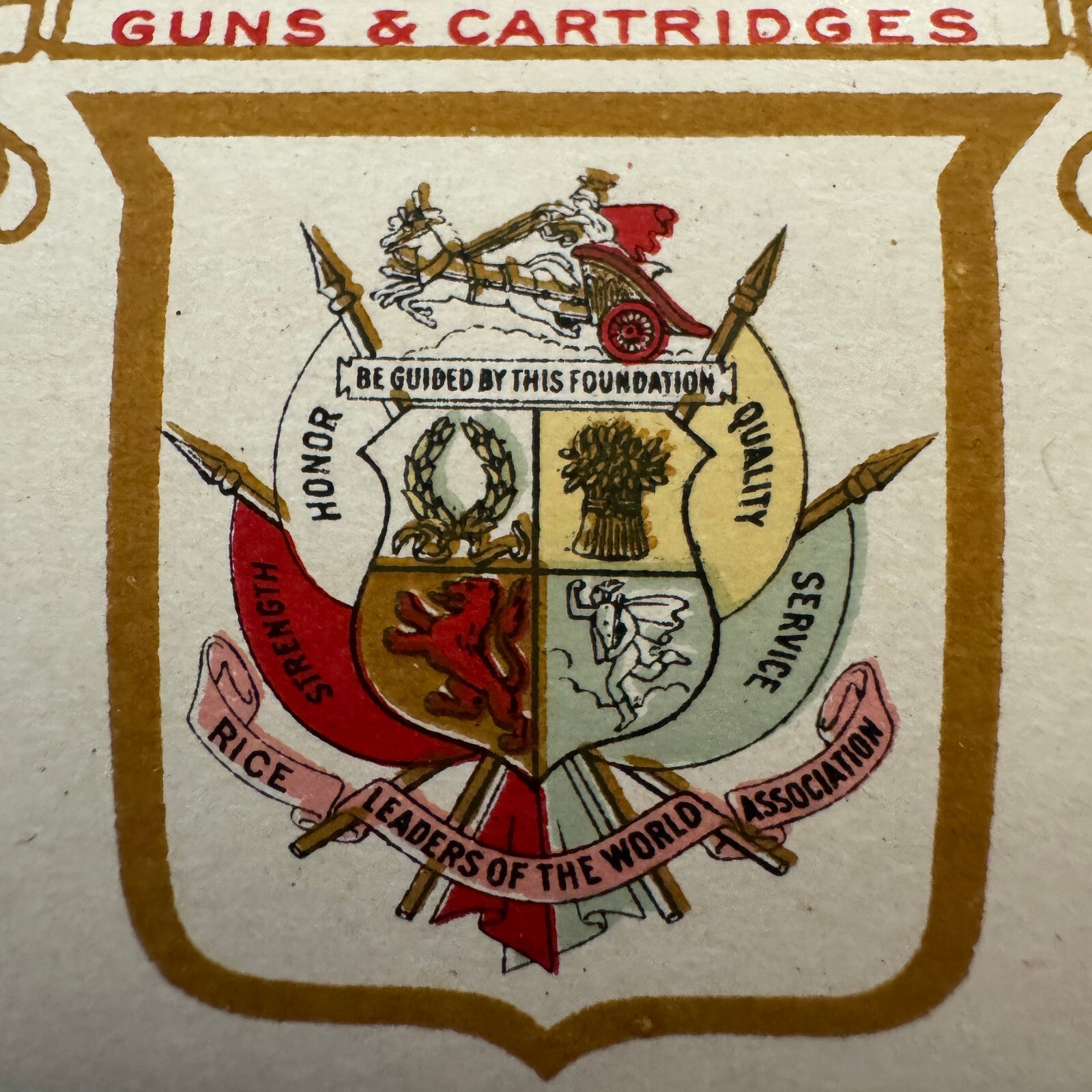 Winchester Guns and Cartridges Vintage Advertising Stamp Gun Firearm