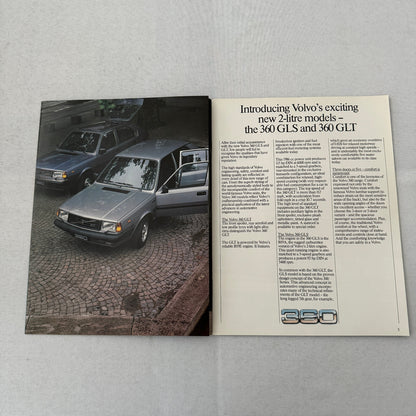 Volvo 360 Car Sales Brochure Catalog Advertising UK Market