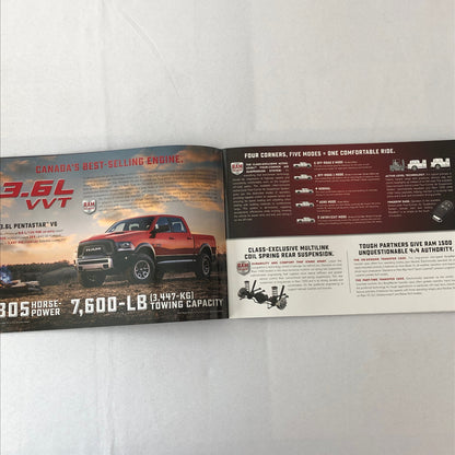 2017 Dodge Ram 1500 Pickup Sales Brochure Catalog Outdoorsman Laramie Sport +