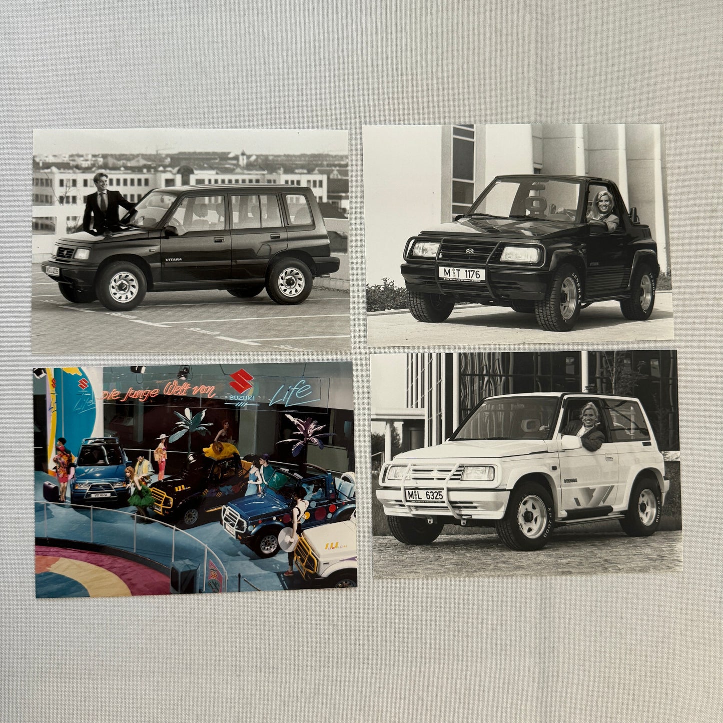 1993 Suzuki Press Kit Brochure Photos German Swift Vitara Super Carry Samurai