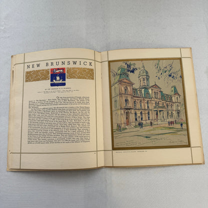 1939 The Spirit of Canada King George VI and Queen Elizabeth Visit Book