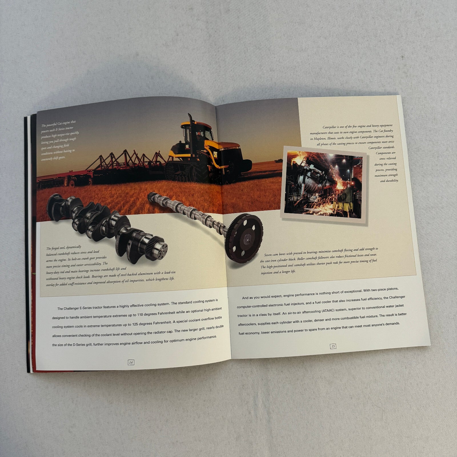 Caterpillar Challenger Tractor Construction Equipment Brochure Catalog 95E 85E +