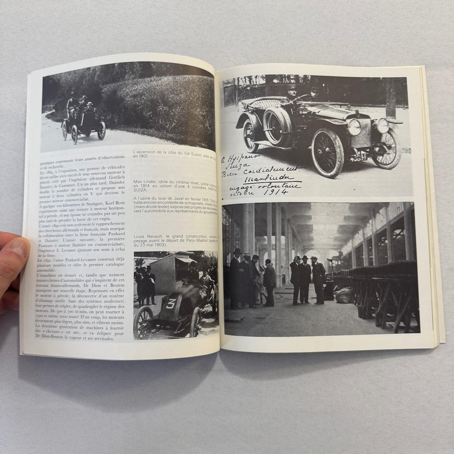 1974 Automobile Club de France 80th Anniversary Press KIt Brochure Bugatti +