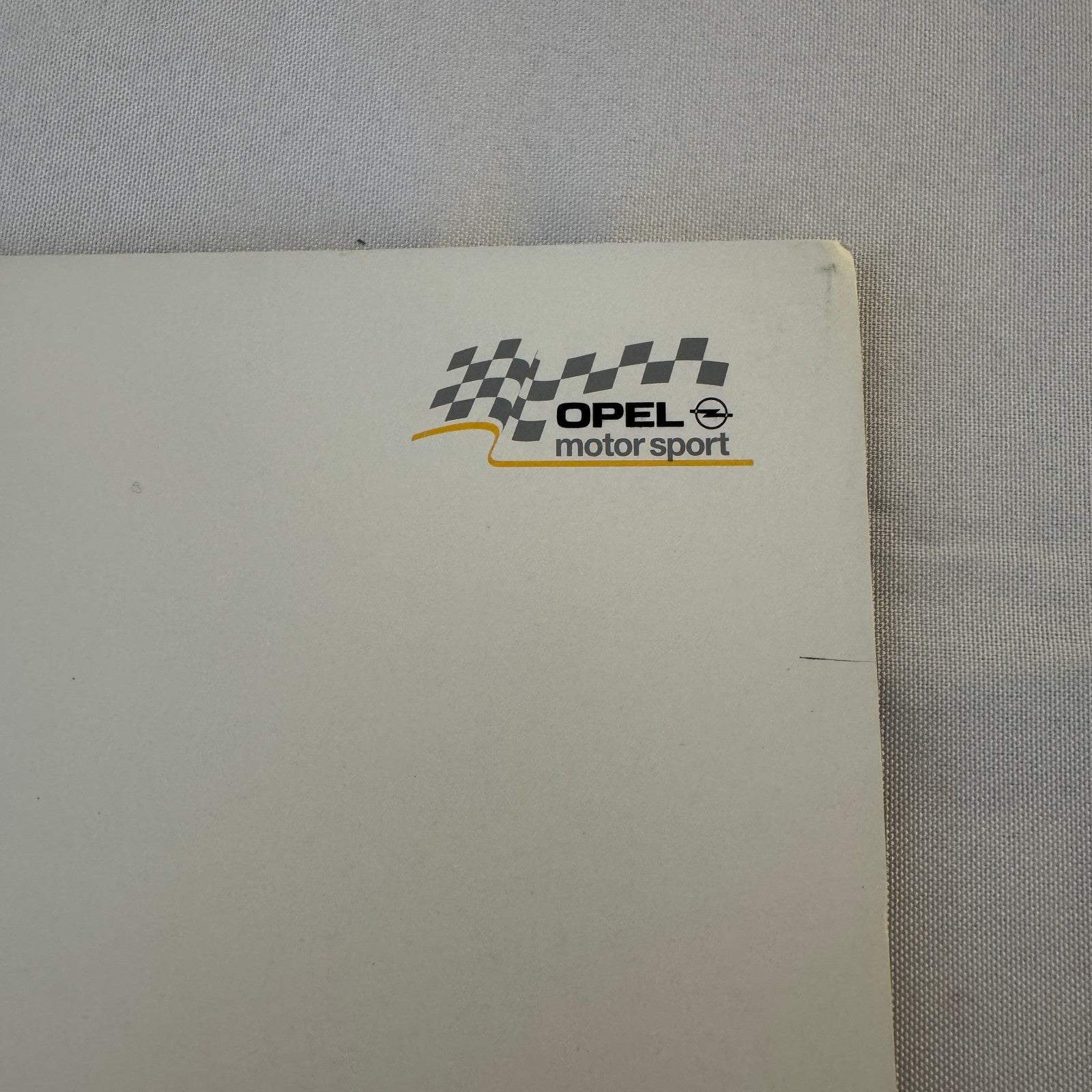 2000 Opel Astra V8 Racing at Nurburgring Press Kit 35mm Slides Photos GERMAN