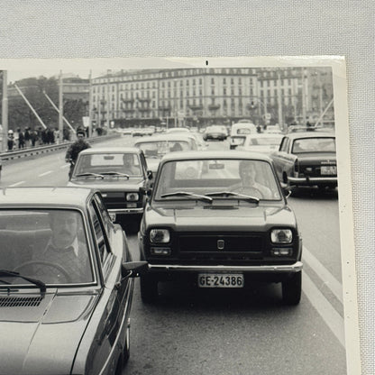 Fiat Car Factory Press Photo Photograph Print Vintage