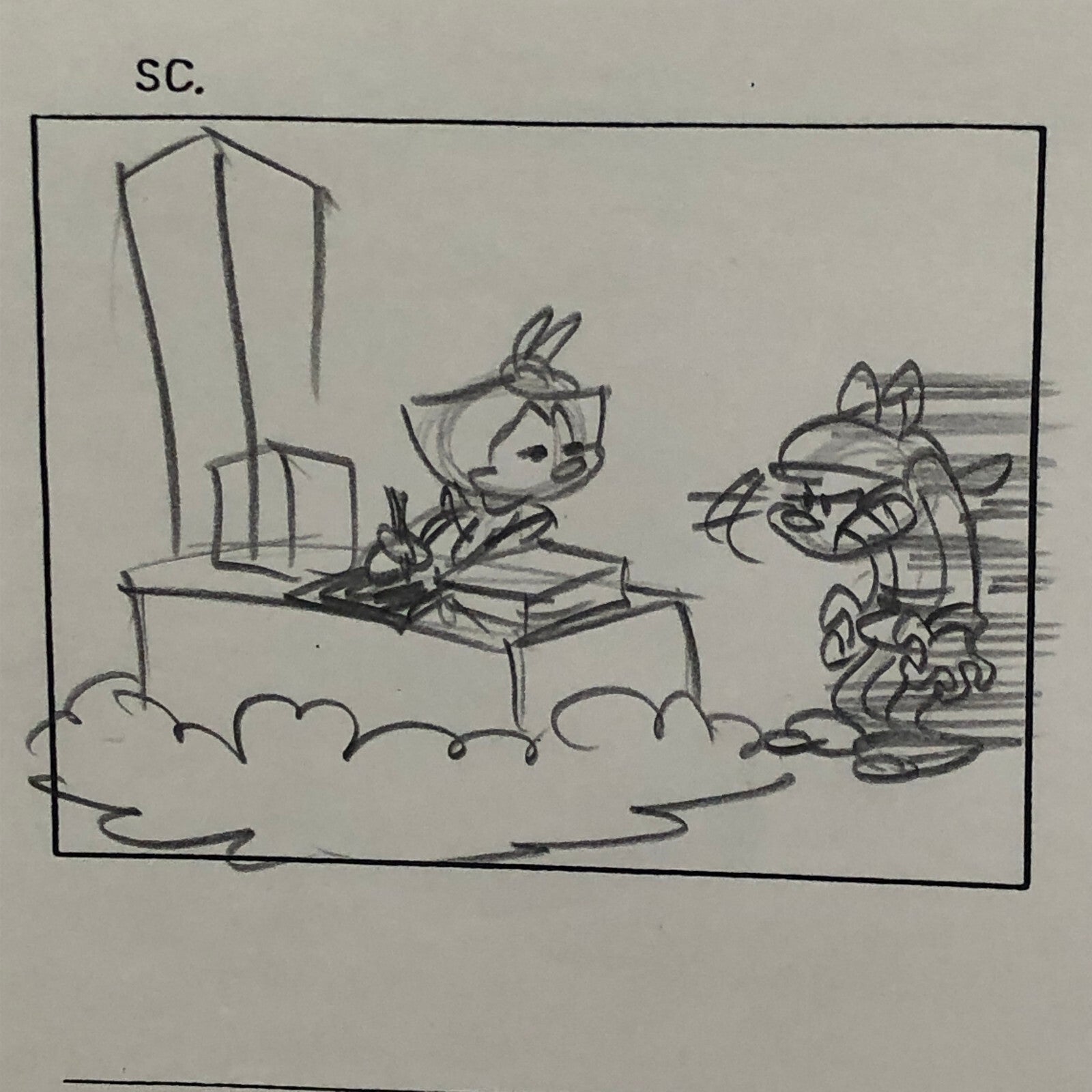 ANIMANIACS Animation Storyboard Illustration Drawing Sketch Wakko Yakko Dot