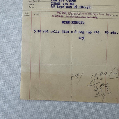 Pittsburgh Steel Company Receipt Invoice Document Letterhead 1908 Vintage