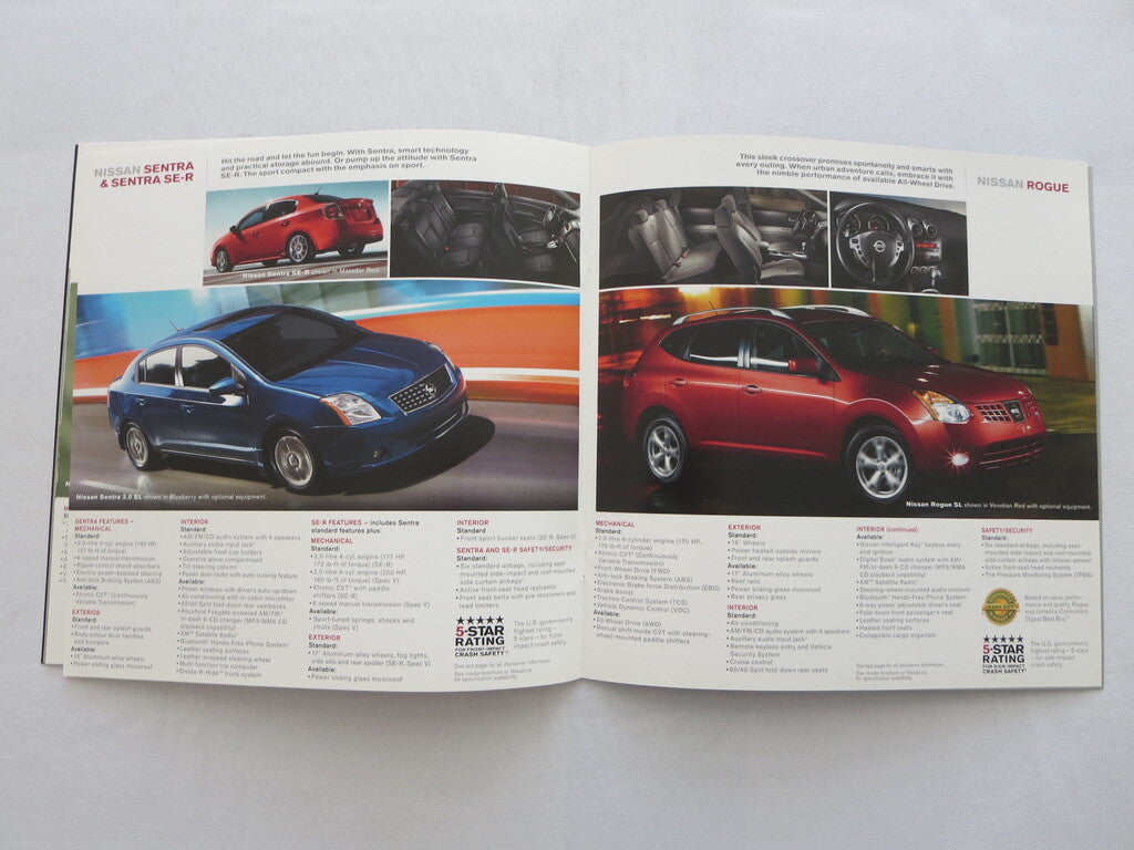 2009 Nissan Sales Brochure Catalog Cube 350Z 370Z Roadster GT-R GTR Maxima +