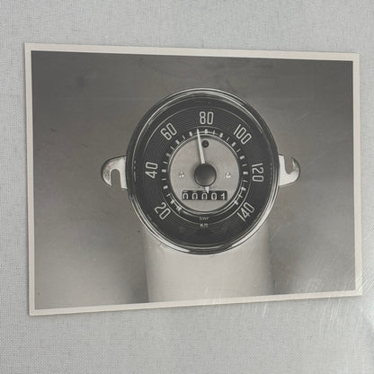 Vintage Volkswagen Beetle Speedometer Part Photo Photograph Print