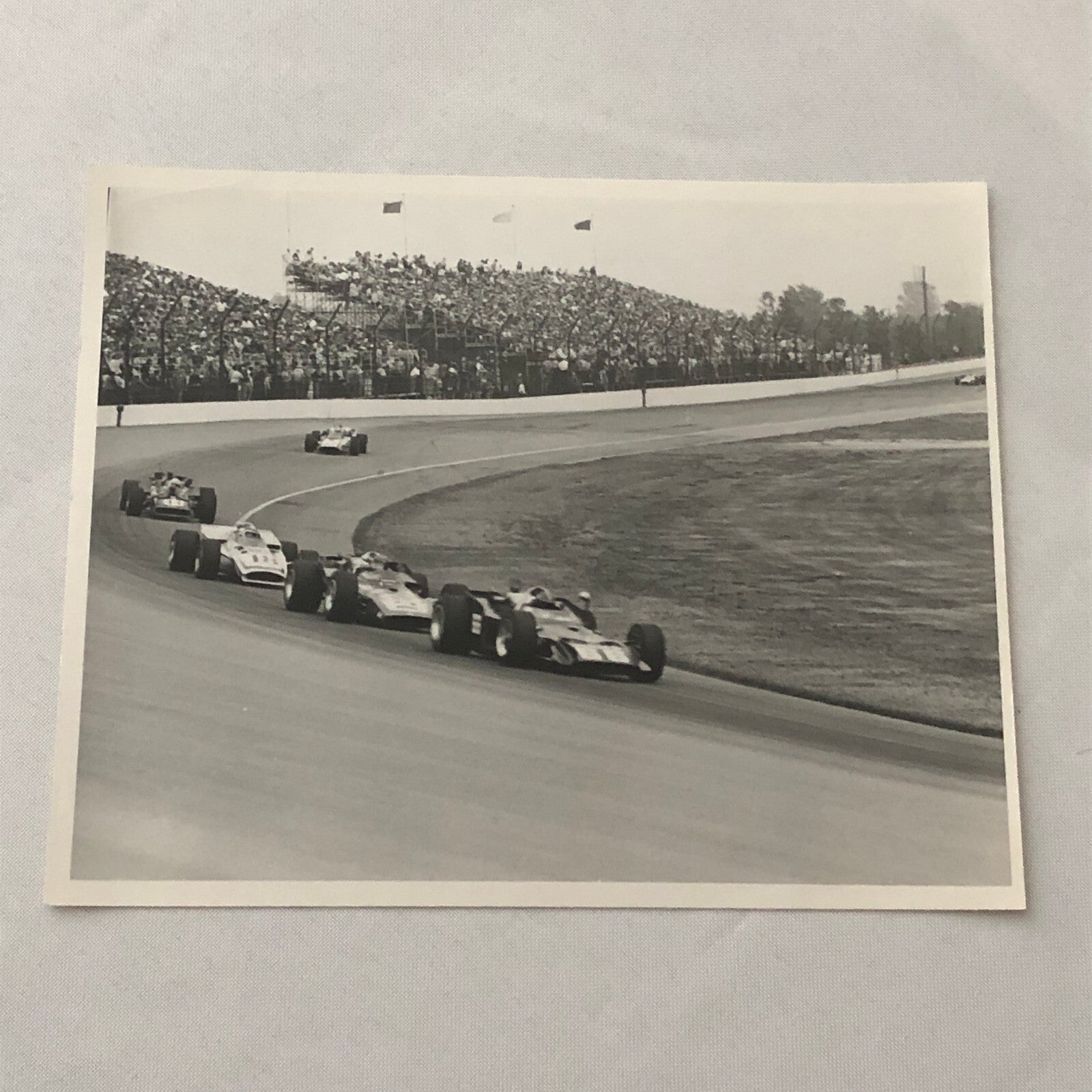 Indy Indianapolis Racing Photo Photograph 1970 Mark Donohue Al Unser Rutherford