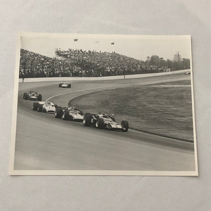 Indy Indianapolis Racing Photo Photograph 1970 Mark Donohue Al Unser Rutherford