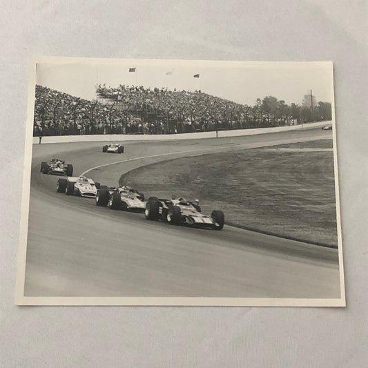 Indy Indianapolis Racing Photo Photograph 1970 Mark Donohue Al Unser Rutherford