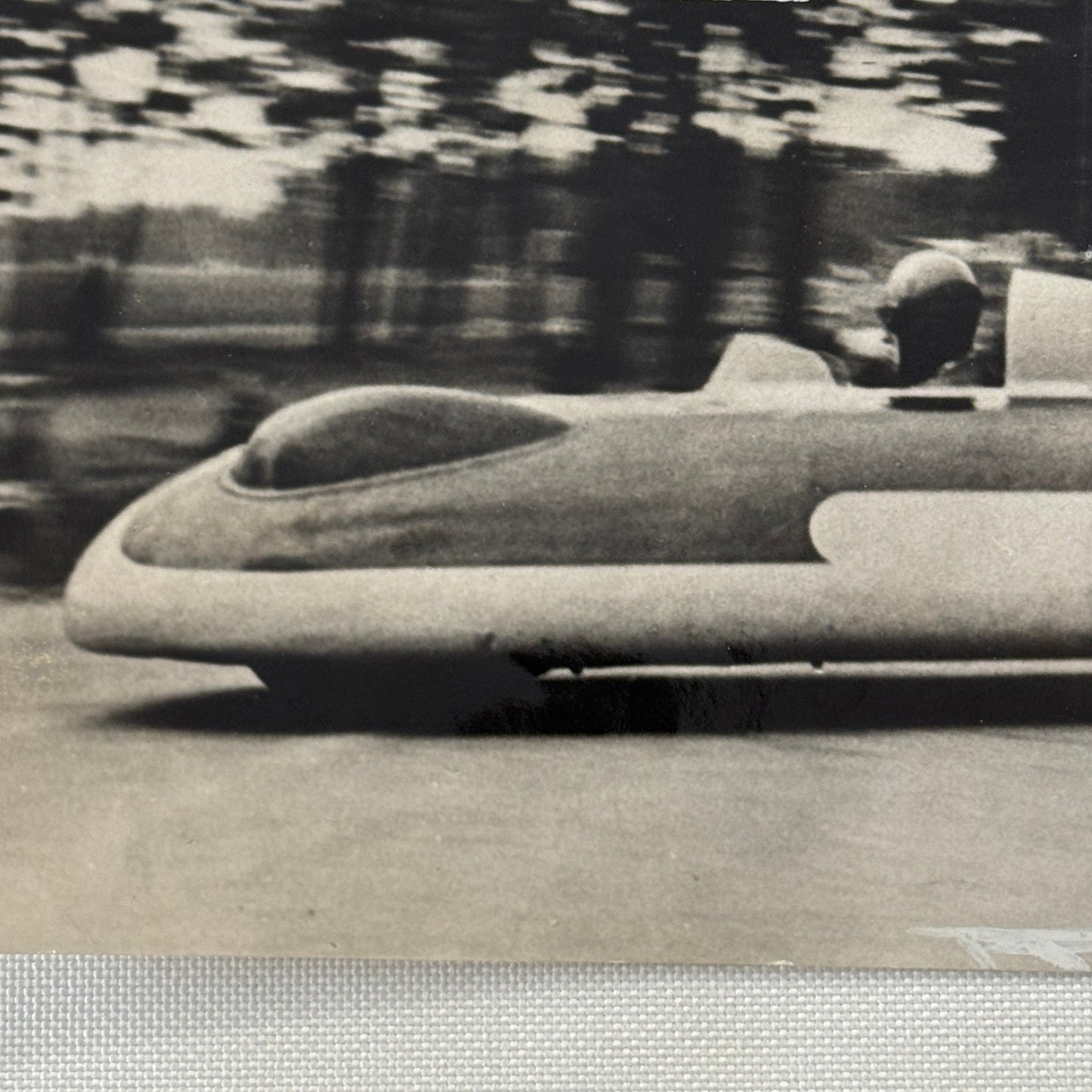 Swesda Zvezda Streamliner Soviet Land Speed Record Car Streamlined Press Photo