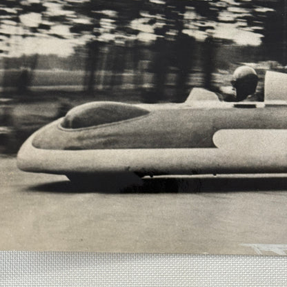 Swesda Zvezda Streamliner Soviet Land Speed Record Car Streamlined Press Photo