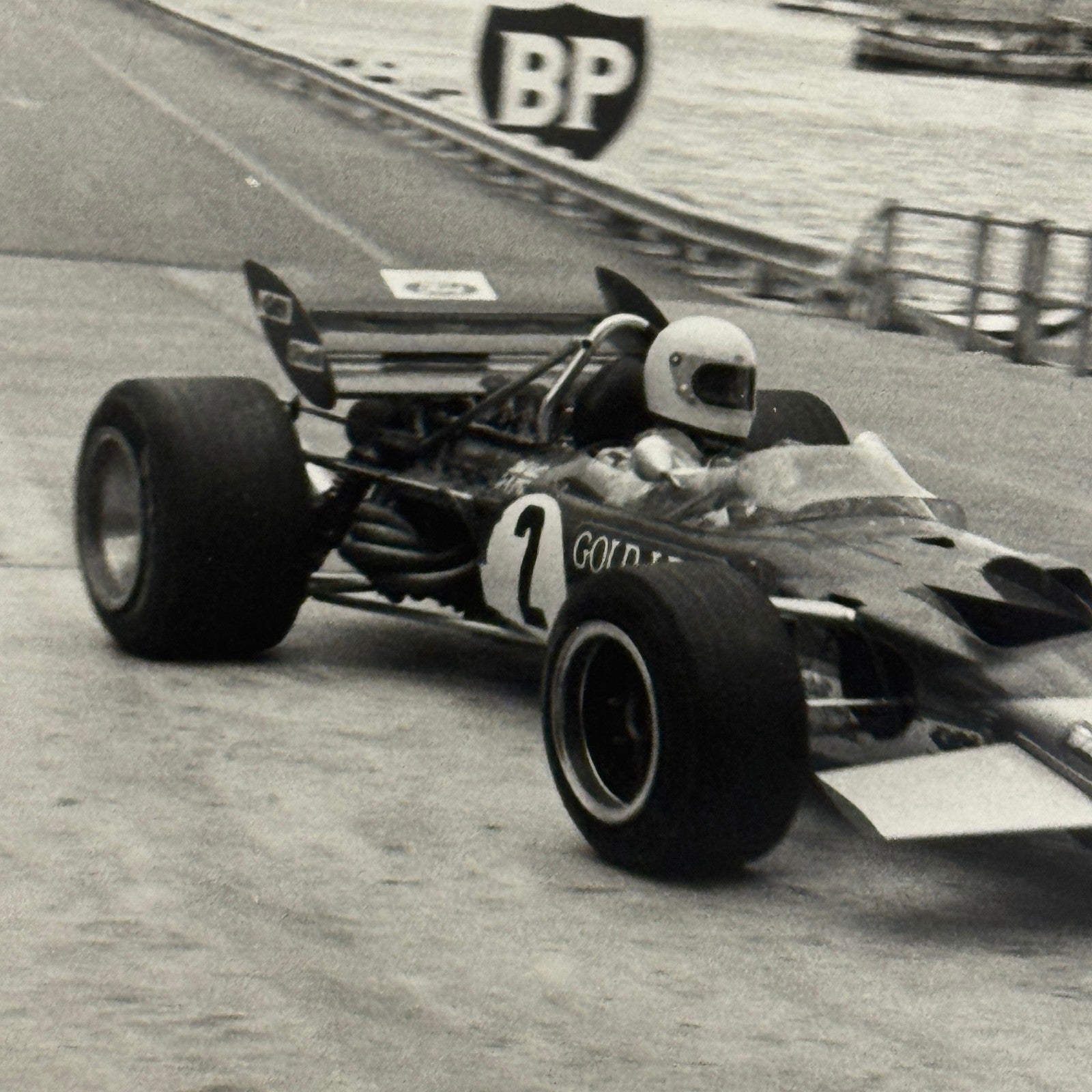 Vintage Racing Photo Lotus Ford 1970 Monaco Grand Prix Race F1 John Miles