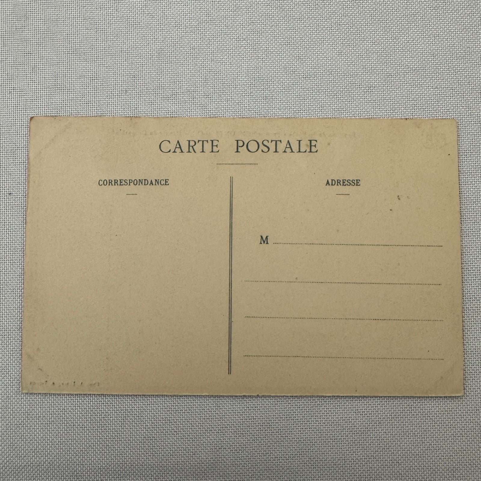 Vintage Zeppelin Airship Dirigible Hangar Building Postcard Post Card French