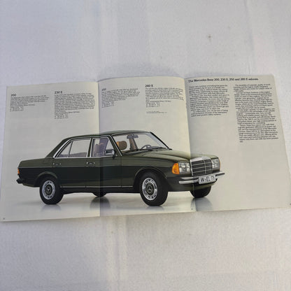 Mercedes Benz Car Brochure 280SL 500 SL 380 SL 280CE 200T 240D 300D 190D 190 250