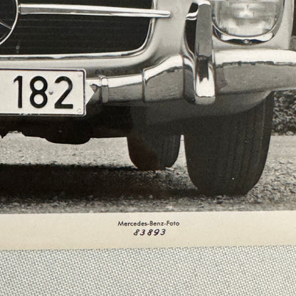 Mercedes Benz 300 SL Car Factory Photo Photograph Print Vintage