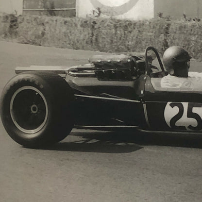 Vintage Jack Brabham Racing Driver Photo Photograph 1967 Belgian Grand Prix 