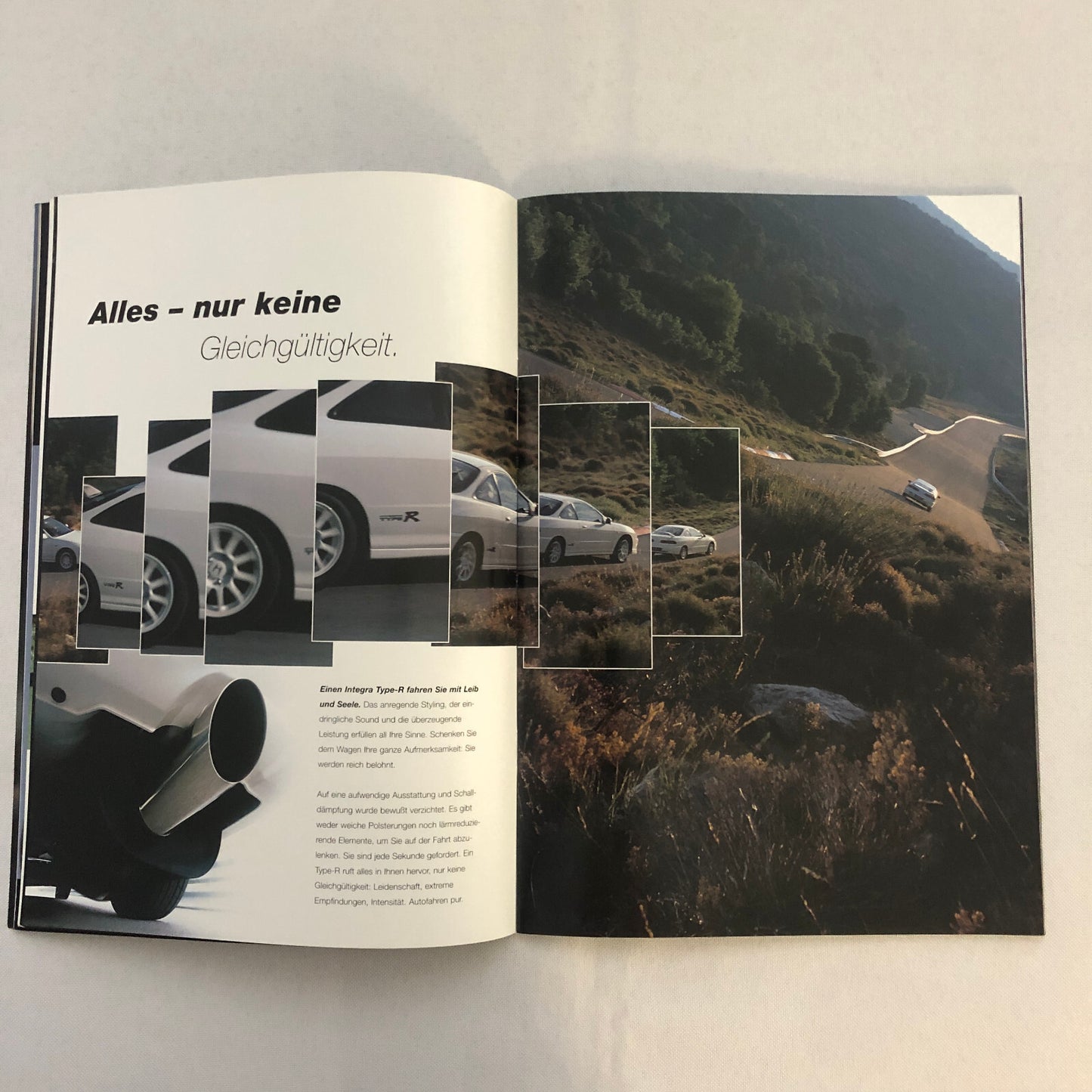 Honda Integra Type R Car Sales Brochure GERMAN Text European Market