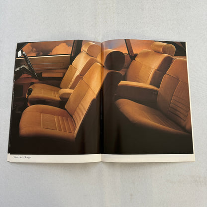 Renault 30 Turbo Diesel Car Sales Brochure Catalog Vintage Advertising UK