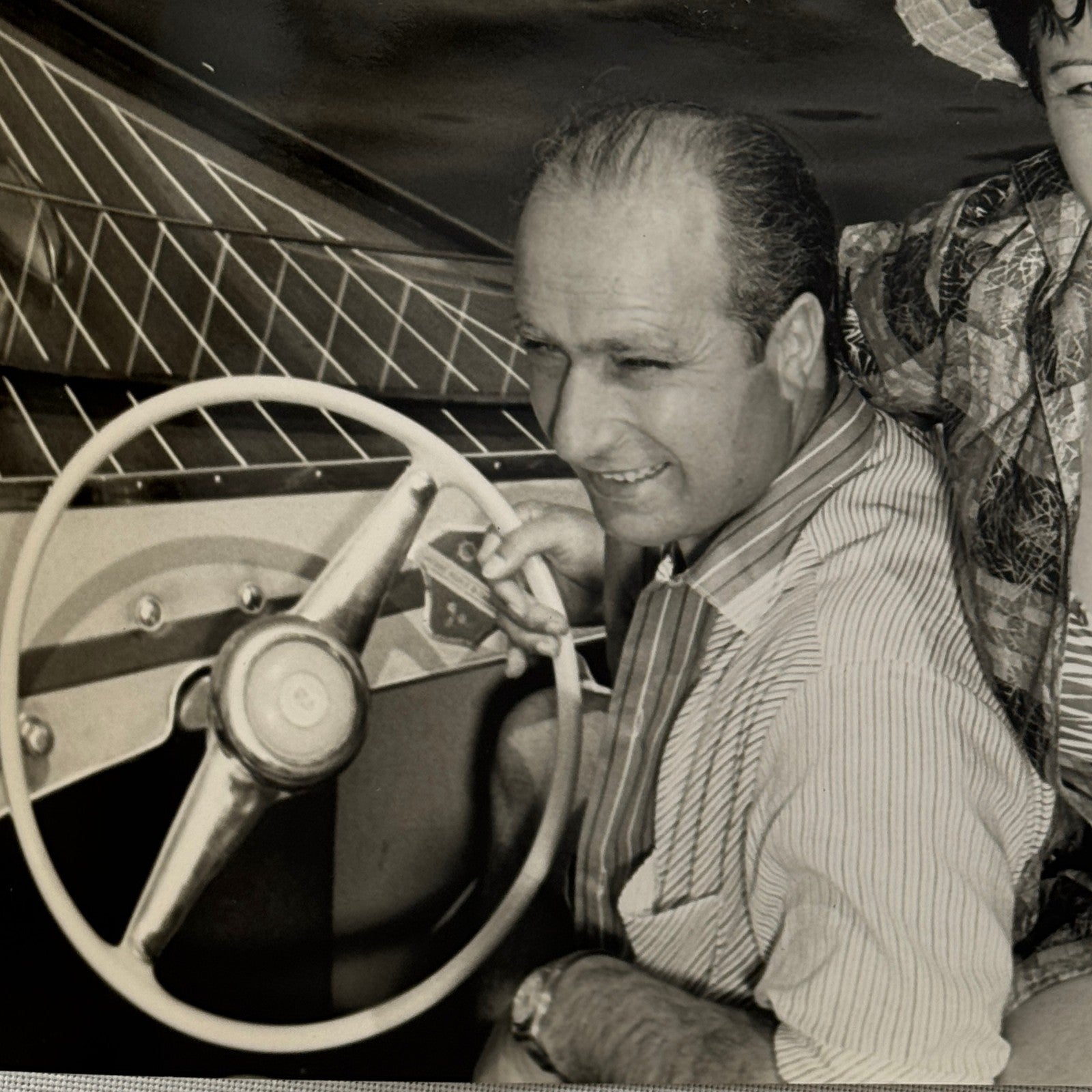 Juan Manuel Fangio Retirement Vacation Holiday Italian Press Photo F1 Racing