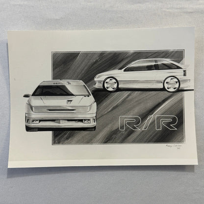 Vintage Isuzu Gemini RR Design Illustration Factory Press Photo Photograph Print