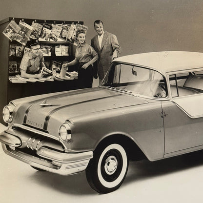 1955 Pontiac Chieftain 860 Coupe Photo Photograph with Caption
