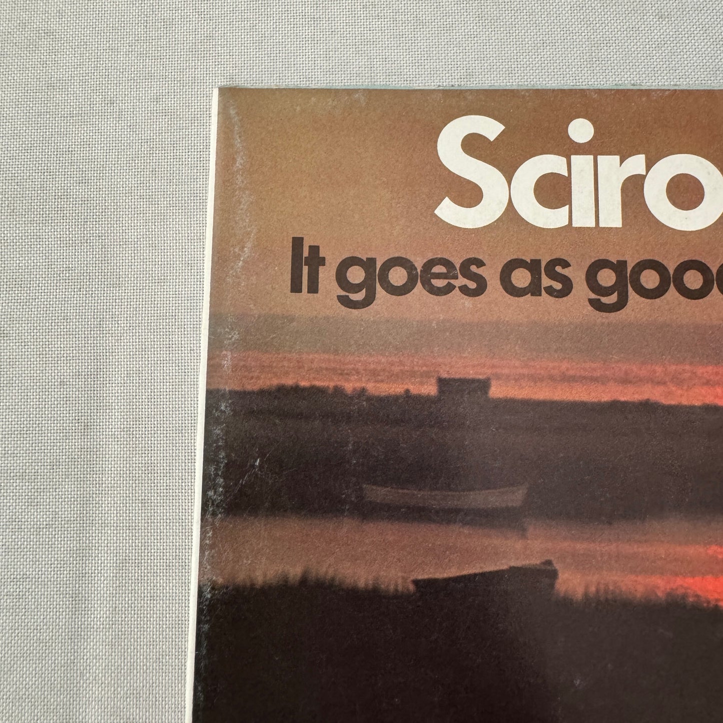 1978 Volkswagen VW Scirocco Car Sales Brochure Poster Advertising