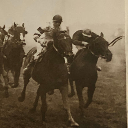 Press Photo Photograph Manchester Horse Racing Race Underwood & Underwood Photo