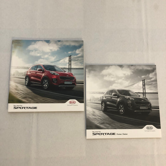 Kia Sportage Sales Brochure Catalog with Price List GERMAN Market 2016 ?
