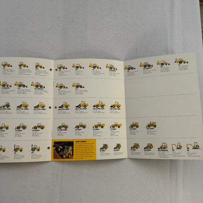 JCB Construction Equipment Sales Brochure Catalog Backhoe Loaders Forklift +