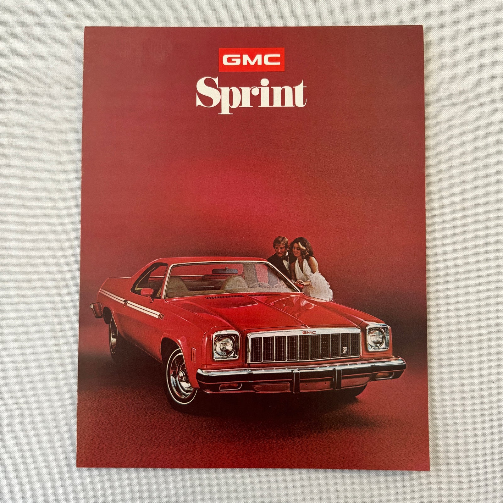 1975 GMC Sprint Pickup Truck Sales Brochure Catalog Advertising Vintage