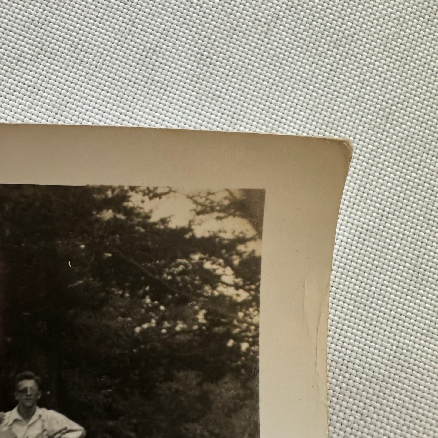 Vintage Photo Photograph Print People with Car Automobile