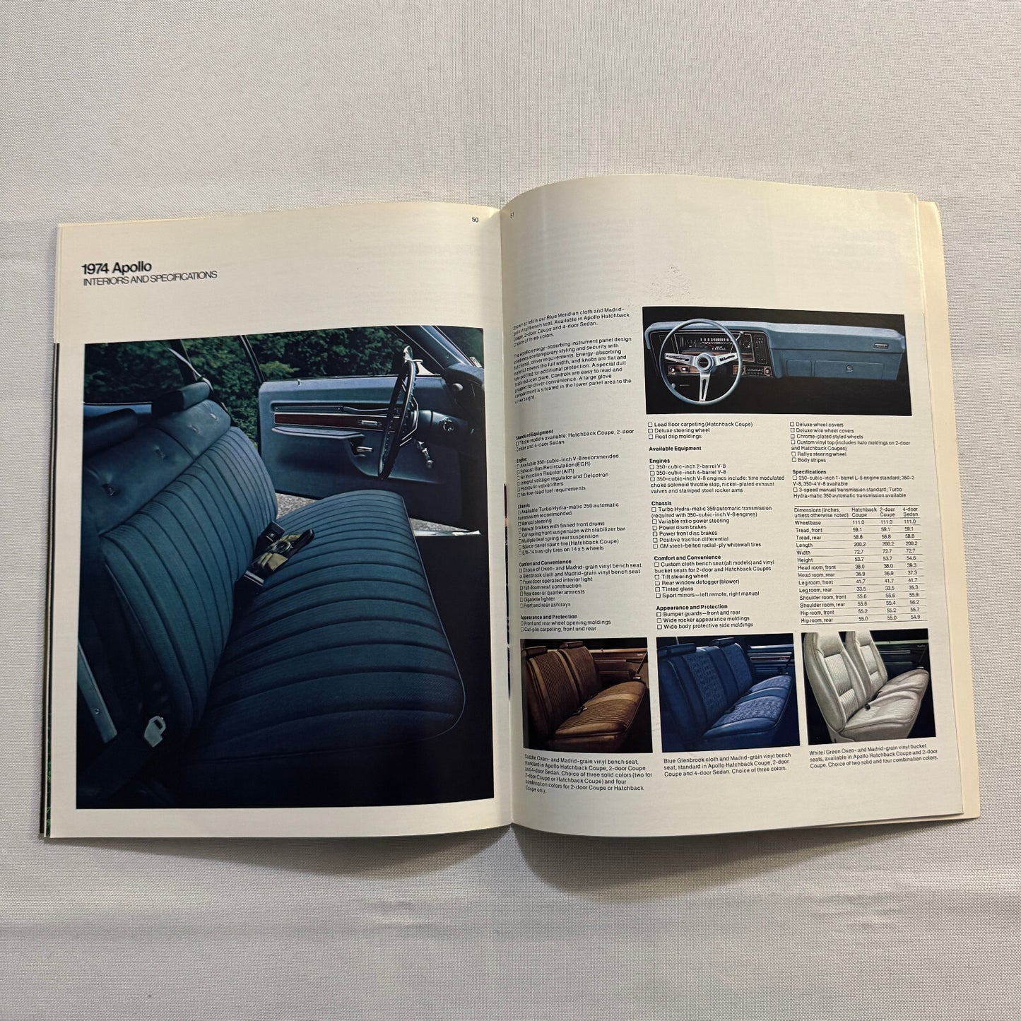 1974 Buick Sales Brochure Catalog Estate Wagon Electra Riviera Apollo Regal +