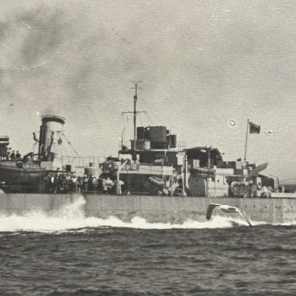 Military Ship Photo Photograph Boat Vintage HMCS MICMAC ?