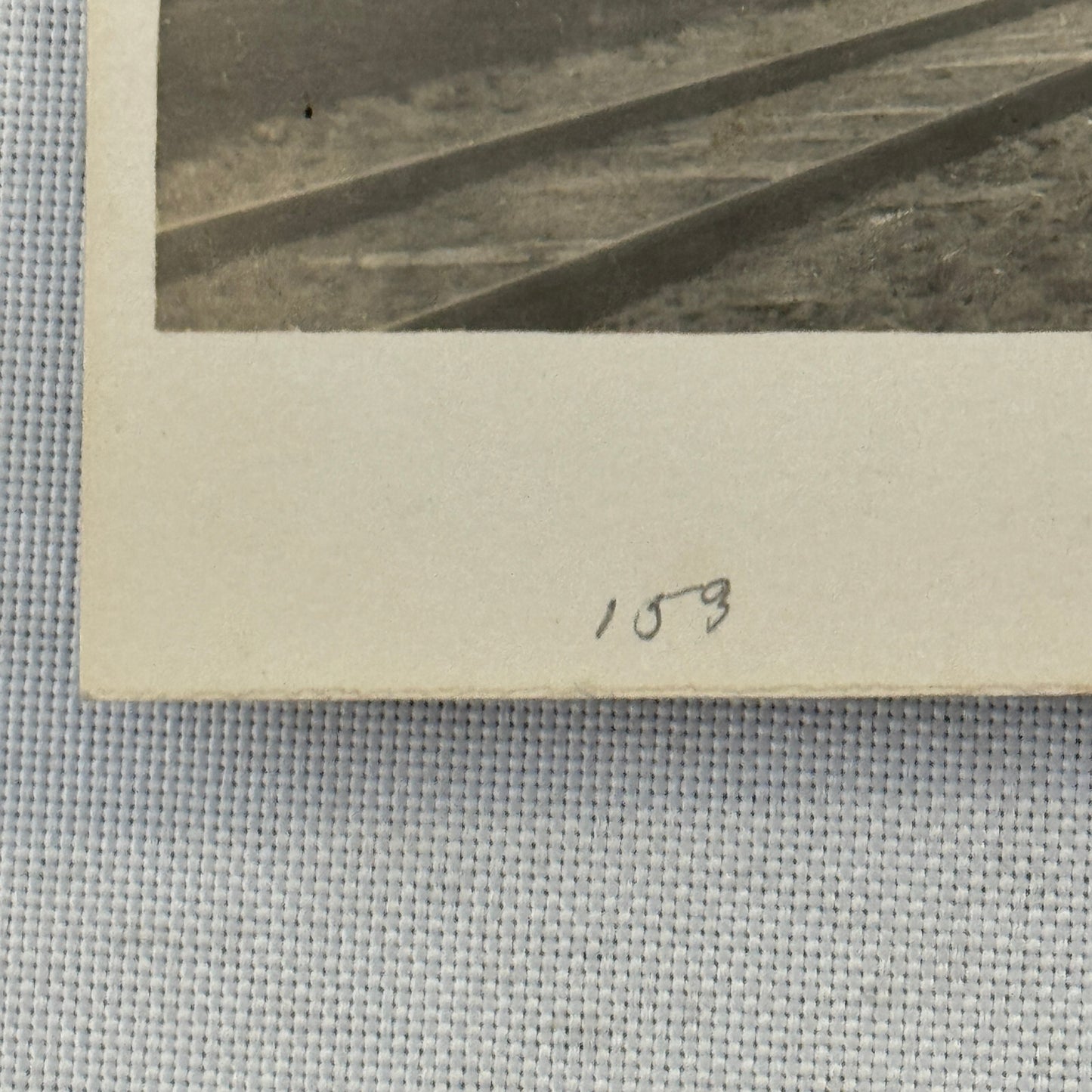 Vintage Train Locomotive Photo Photograph Railway Rail Real Photo Postcard RPPC