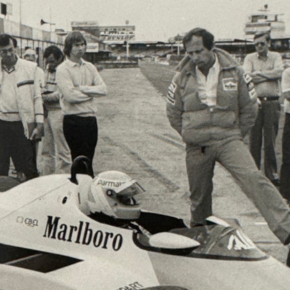 Niki Lauda Marlboro Racing Porsche TAG Turbo Car Photo Photograph Print